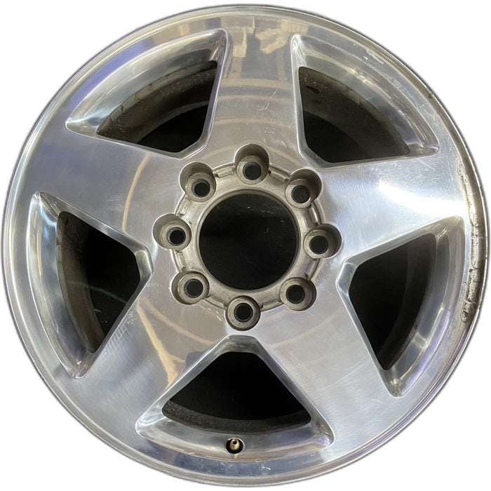 20" SIERRA 2500 PICKUP 11-14 20x8.5 Original OEM Wheel Rim - POLISHED - Front View