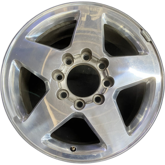 20" SIERRA 2500 PICKUP 11-14 20x8.5 Original OEM Wheel Rim - POLISHED - Front View