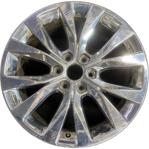 20" FORD F150 PICKUP 15-17 20x8.5, 6 spoke, Original OEM Wheel Rim - CHROME - Front View