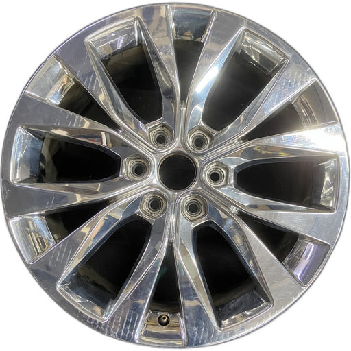 20" FORD F150 PICKUP 15-17 20x8.5, 6 spoke, Original OEM Wheel Rim - CHROME - Front View