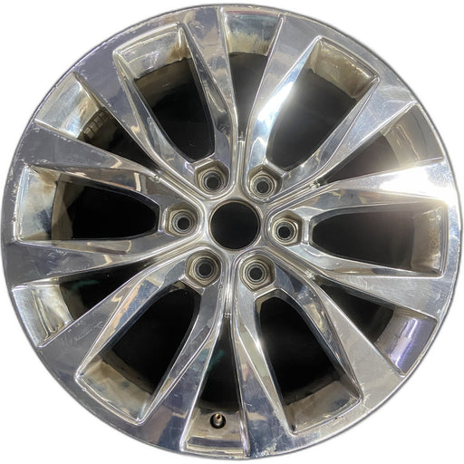 20" FORD F150 PICKUP 15-17 20x8.5, 6 spoke, Original OEM Wheel Rim - CHROME - Front View