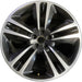 20" CHARGER 14 20x9, , , Original OEM Wheel Rim - MACHINED BLACK - Front View