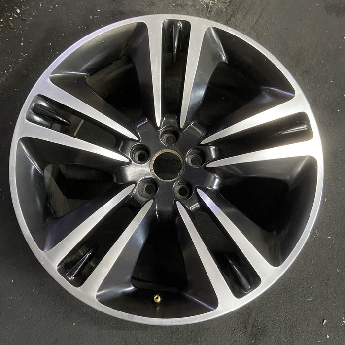 20" CHARGER 14 20x9, , , Original OEM Wheel Rim - MACHINED BLACK - Additional View