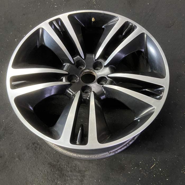 20" CHARGER 14 20x9, , , Original OEM Wheel Rim - MACHINED BLACK - View 8