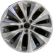 19" MDX 14-16 19x8 , , 10 spoke, w/o Original OEM Wheel Rim - MACHINED GREY - Front View