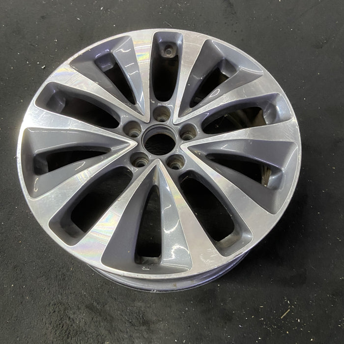 19" MDX 14-16 19x8 , , 10 spoke, w/o Original OEM Wheel Rim - MACHINED GREY - View 8