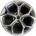 18" MALIBU 19-25 aluminum, 18x8.5, 5 Y spoke Original OEM Wheel Rim - MACHINED - Front View