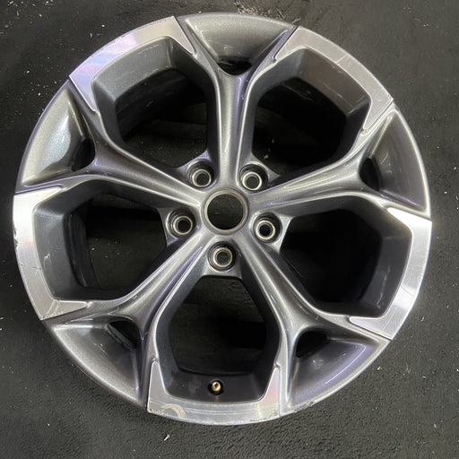 18" MALIBU 19-25 aluminum, 18x8.5, 5 Y spoke Original OEM Wheel Rim - MACHINED - Additional View