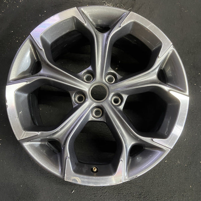 18" MALIBU 19-25 aluminum, 18x8.5, 5 Y spoke Original OEM Wheel Rim - MACHINED - Additional View