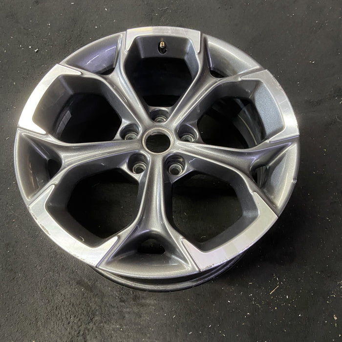 18" MALIBU 19-25 aluminum, 18x8.5, 5 Y spoke Original OEM Wheel Rim - MACHINED - View 8