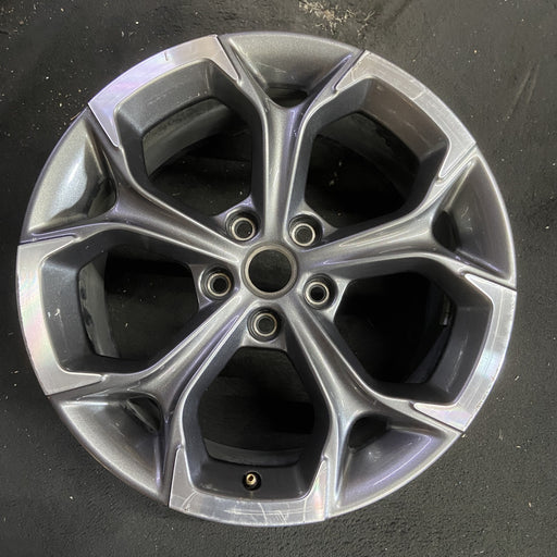 18" MALIBU 19-25 aluminum, 18x8.5, 5 Y spoke Original OEM Wheel Rim - MACHINED - Additional View
