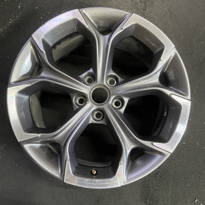 18" MALIBU 19-25 aluminum, 18x8.5, 5 Y spoke Original OEM Wheel Rim - MACHINED - Additional View