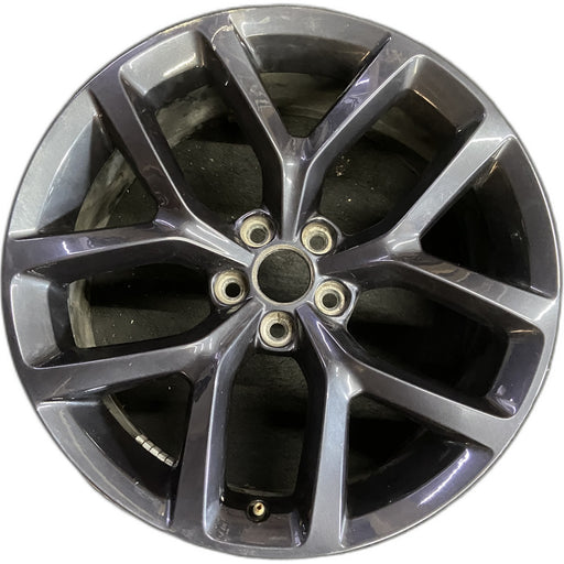 20" CHALLENGER 19-20 20x8 , , Y spoke, , Original OEM Wheel Rim - CHARCOAL - Front View