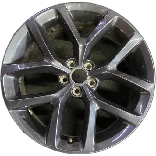 20" CHALLENGER 19-20 20x8 , , Y spoke, , Original OEM Wheel Rim - CHARCOAL - Front View