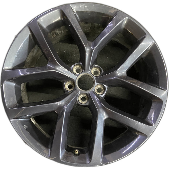 20" CHALLENGER 19-20 20x8 , , Y spoke, , Original OEM Wheel Rim - CHARCOAL - Front View