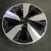 19" AUDI A5 26 19x8, V spoke Original OEM Wheel Rim - MACHINED BLACK - View 7