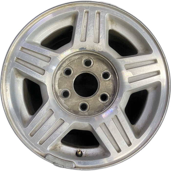 17" AVALANCHE 1500 07-08 17x7.5", aluminum, , double groove in each spoke - Front View