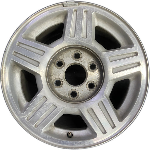 17" AVALANCHE 1500 07-08 17x7.5", aluminum, , double groove in each spoke - Front View