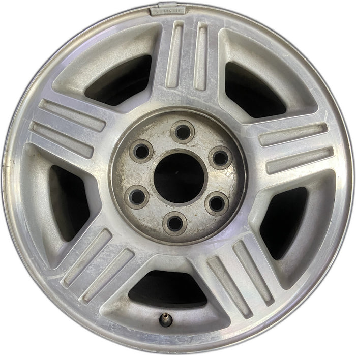 17" AVALANCHE 1500 07-08 17x7.5", aluminum, , double groove in each spoke - Front View