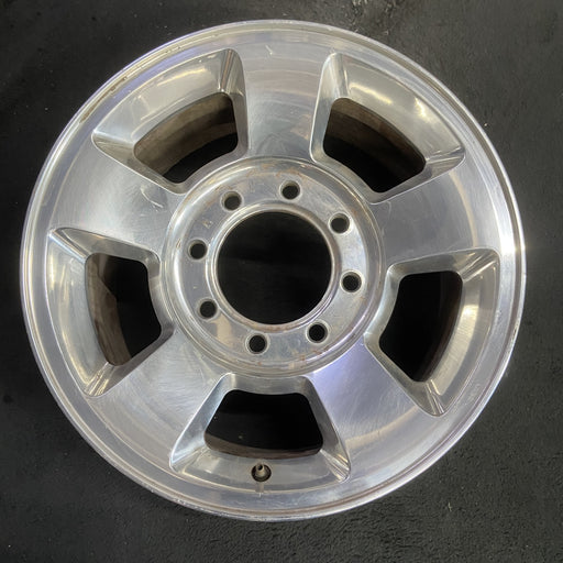 17" DODGE 1500 PICKUP 06 8 lug, , aluminum, Original OEM Wheel Rim - POLISHED - Additional View