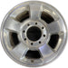 17" DODGE 1500 PICKUP 06 8 lug, , aluminum, Original OEM Wheel Rim - POLISHED - Front View
