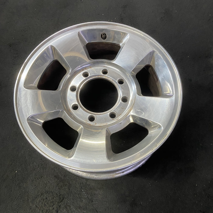 17" DODGE 1500 PICKUP 06 8 lug, , aluminum, Original OEM Wheel Rim - POLISHED - View 8