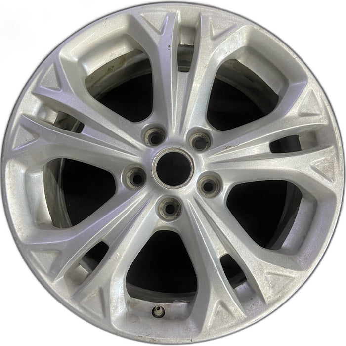 17" FUSION 12 17x7.5, , 5 split spokes Original OEM Wheel Rim - Front View