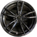 19" BMW 330e 21-23 19x8, , double spoke, Original OEM Wheel Rim - BLACK - Front View