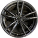 19" BMW 330e 21-22 19x8.5, , double spoke, Original OEM Wheel Rim - BLACK - Front View