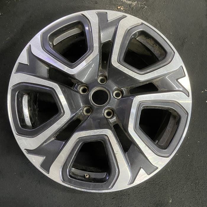 20" ASCENT 23-26 20x7.5, face Original OEM Wheel Rim - MACHINED CHARCOAL - Additional View