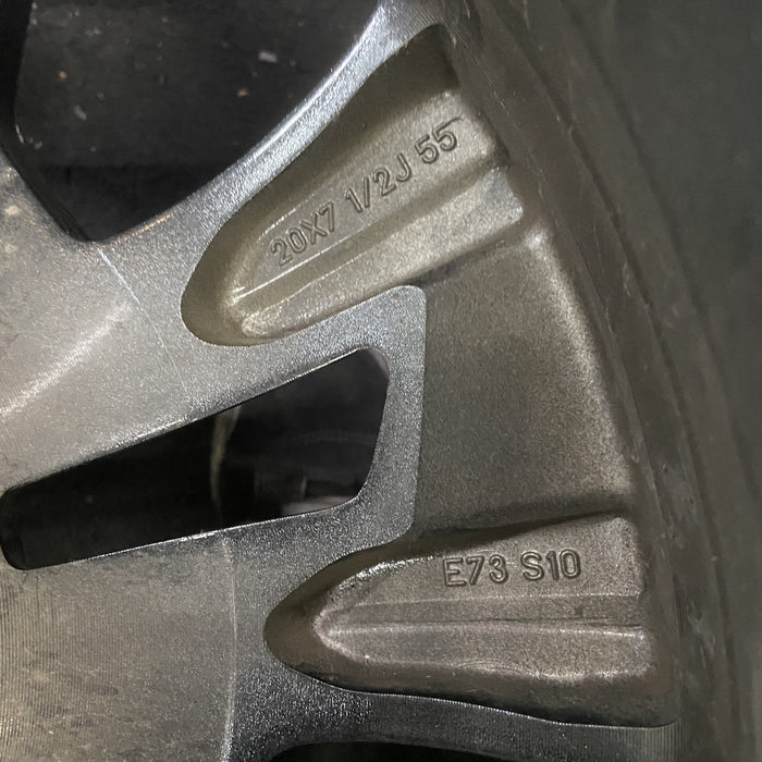 20" ASCENT 23-26 20x7.5, face Original OEM Wheel Rim - MACHINED CHARCOAL - View 9
