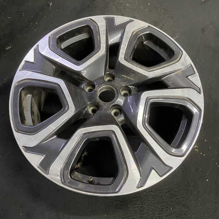 20" ASCENT 23-26 20x7.5, face Original OEM Wheel Rim - MACHINED CHARCOAL - View 7