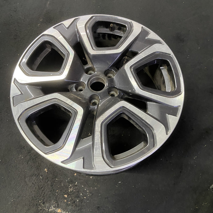 20" ASCENT 23-26 20x7.5, face Original OEM Wheel Rim - MACHINED CHARCOAL - View 8