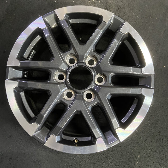 18" TACOMA 24-26 18x7.5, 6 Y spoke Original OEM Wheel Rim - MACHINED CHARCOAL - Additional View