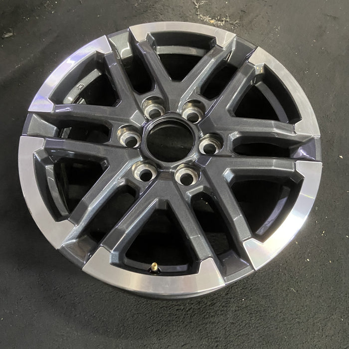 18" TACOMA 24-26 18x7.5, 6 Y spoke Original OEM Wheel Rim - MACHINED CHARCOAL - View 7