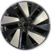 21" E-TRON GT 23-24 21x11.5 Original OEM Wheel Rim - BLACK SILVER - Front View