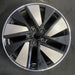 21" E-TRON GT 23-24 21x9.5 Original OEM Wheel Rim - BLACK SILVER - Additional View