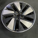 21" E-TRON GT 23-24 21x9.5 Original OEM Wheel Rim - BLACK SILVER - View 7