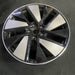 21" E-TRON GT 23-24 21x9.5 Original OEM Wheel Rim - BLACK SILVER - View 7