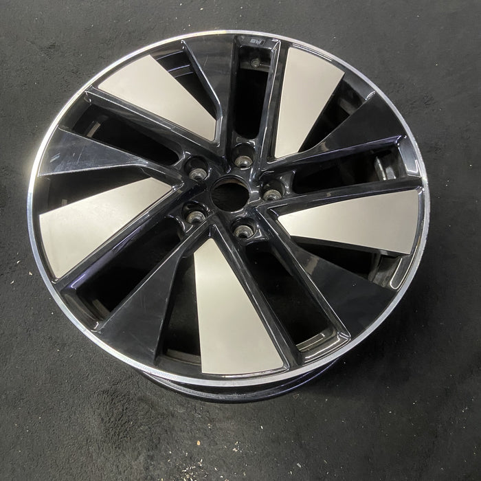 21" E-TRON GT 23-24 21x9.5 Original OEM Wheel Rim - BLACK SILVER - View 8