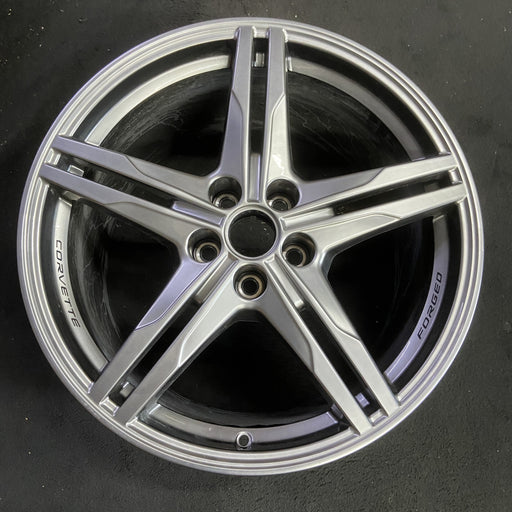 20" CORVETTE 23-26 rear, 20x11, 10 single spoke, satin graphite Original OEM - Additional View