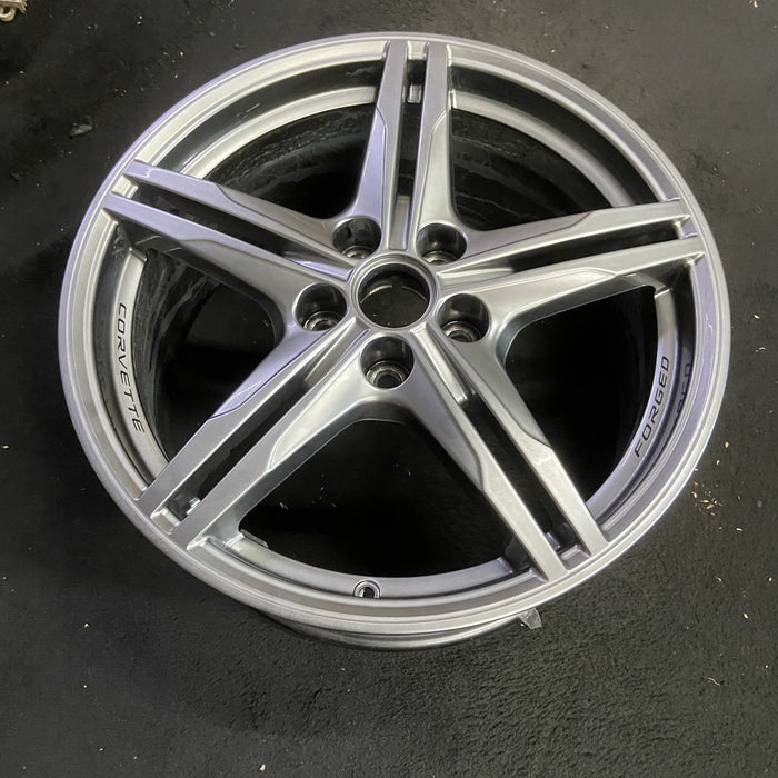 19" CORVETTE 23-24 front, 19x8.5, 10 single spoke, satin graphite Original OEM - View 7