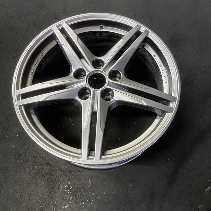 19" CORVETTE 23-24 front, 19x8.5, 10 single spoke, satin graphite Original OEM - View 8