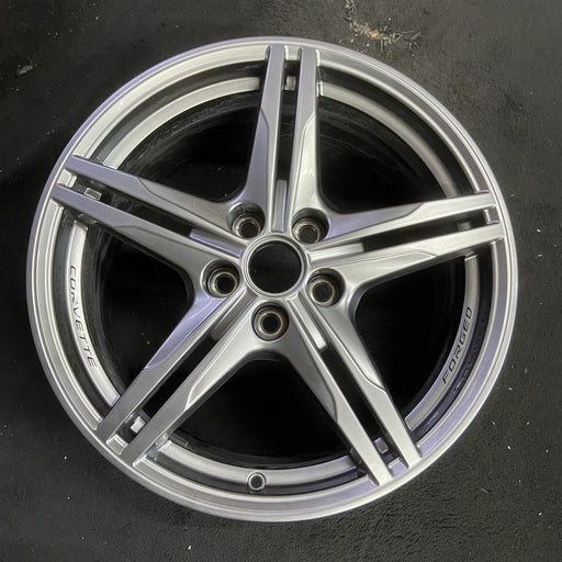 19" CORVETTE 23-24 front, 19x8.5, 10 single spoke, satin graphite Original OEM - Additional View