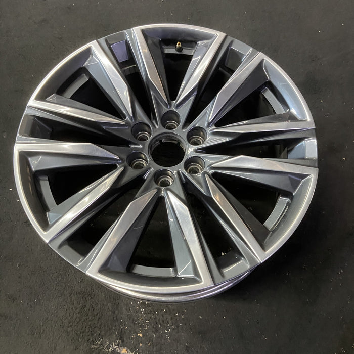 22" ESCALADE 21-23 22x9, 12 spoke, opt SMD Original OEM Wheel Rim - POLISHED - View 8