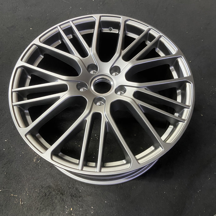 21" PORSCHE PANAMERA 21-23 , 21x9.5, 10 spoke, V spoke, Original OEM Wheel Rim - - View 8