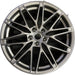 22" MACAN EV 25-26 22x9, 10 spoke, , Original OEM Wheel Rim - CHARCOAL - Front View
