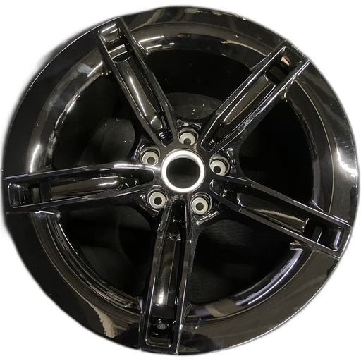 21" PORSCHE TAYCAN 25-26 21x11.5, 5 spoke, straight spoke, Original OEM Wheel - Front View