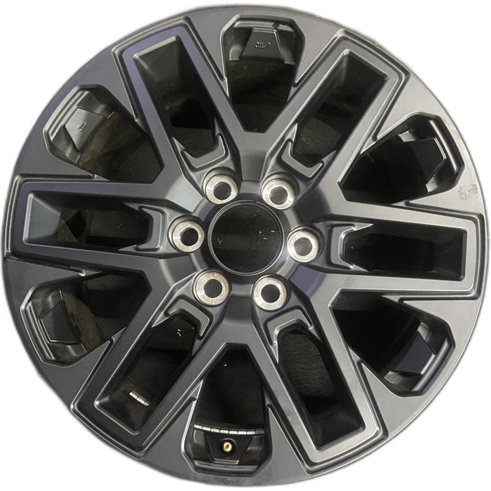 20" SEQUOIA 23-26 20x8, open spoke , Original OEM Wheel Rim - BLACK - Front View