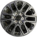20" SEQUOIA 23-26 20x8, open spoke , Original OEM Wheel Rim - BLACK - Front View